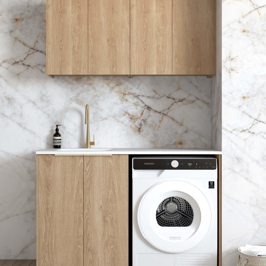 Byron Natural Oak Laundry Sets 1305mm Laundry Otti Australia Quartz Aterra Type B