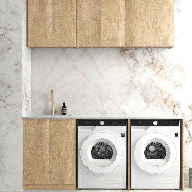 Byron Natural Oak Laundry Sets 1960mm Laundry Otti Australia Quartz Aterra Type A