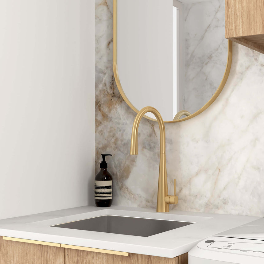 Byron Natural Oak Mini Laundry Set 650mm Laundry Otti Australia