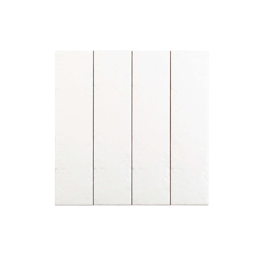 Ceramics Mould Tile 68x280 Matt White Subway Tilemall