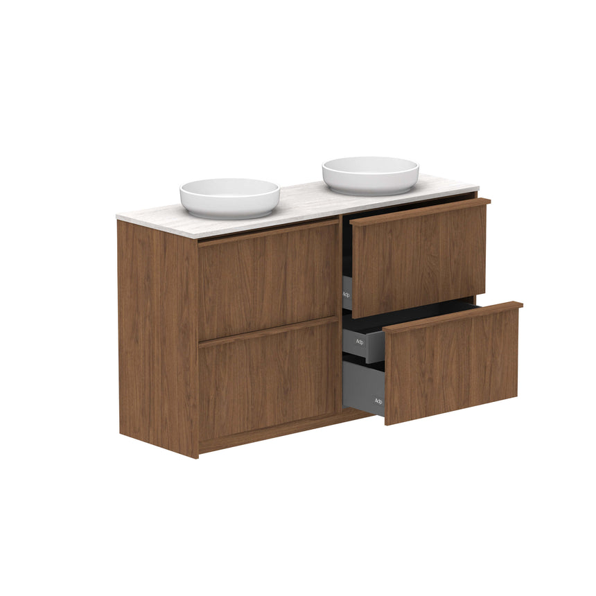 ADP Eli All Drawer Twin Floor Mount Vanity
