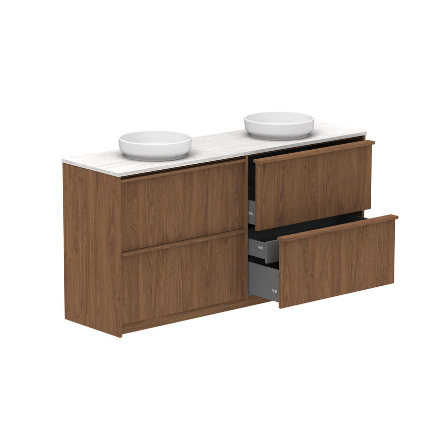 ADP Eli All Drawer Twin Floor Mount Vanity