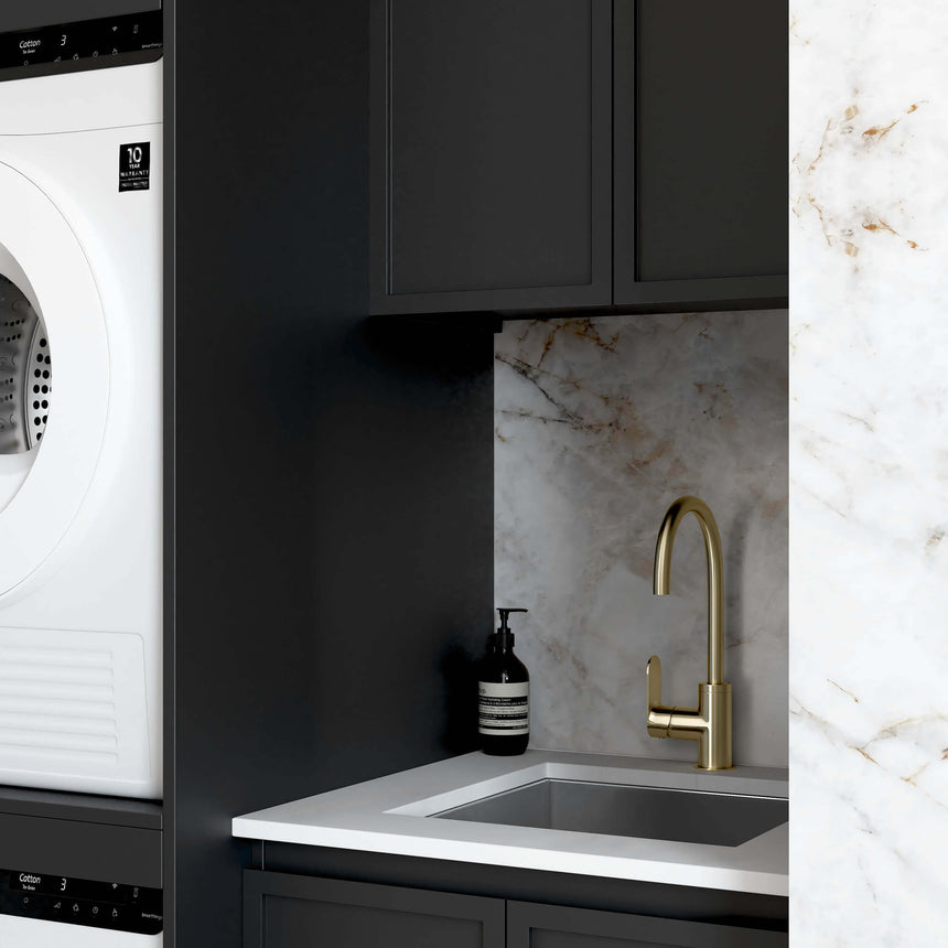 Hampshire Matte Black Laundry Sets 1305mm Laundry Otti Australia