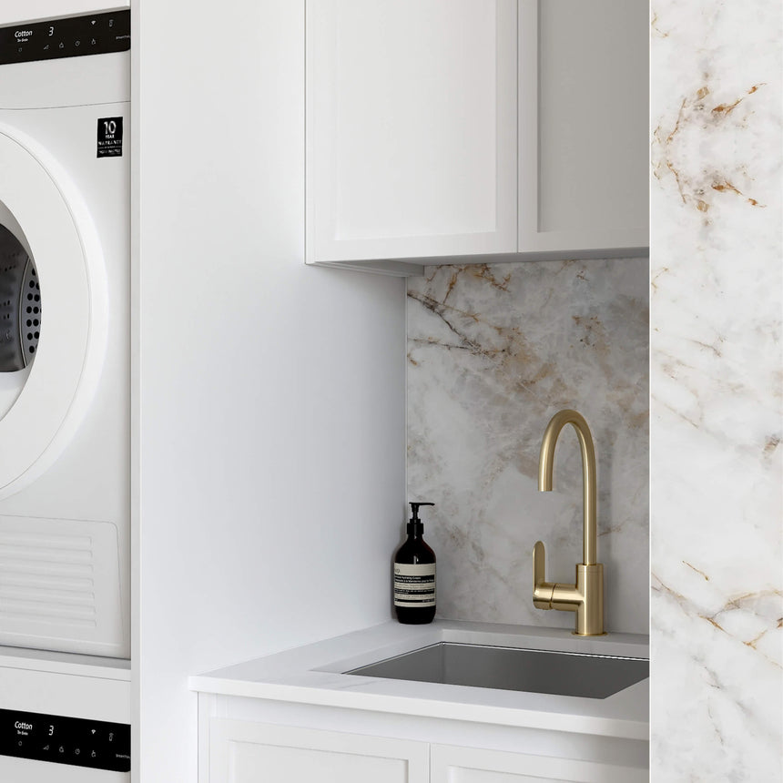 Hampshire Matte White Laundry Sets 1305mm Laundry Otti Australia