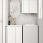 Hampshire Matte White Mini Laundry Set 650mm