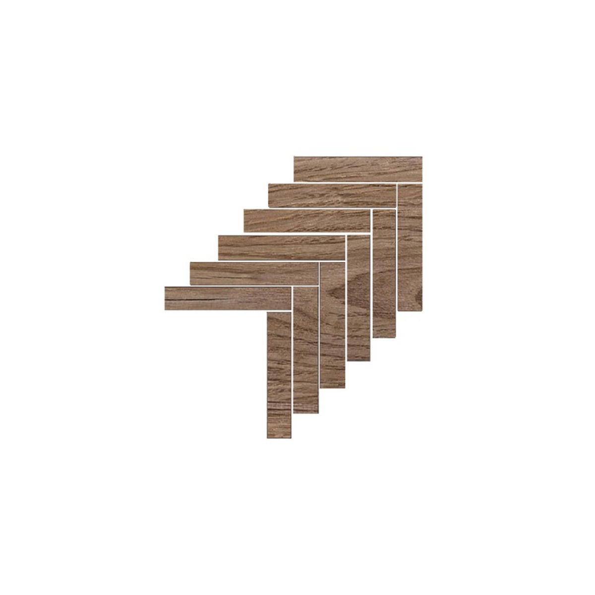 Hardwood Herringbone 352x422mm spotted gum timber-look tiles in stacked herringbone pattern by Tilemall