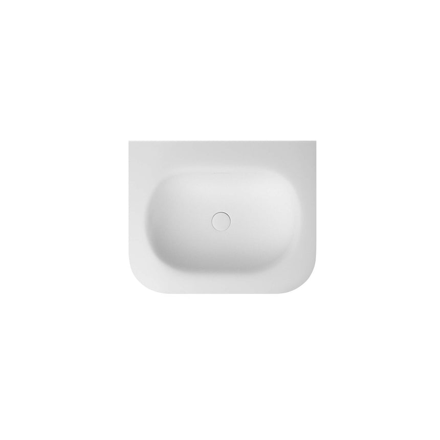 Otti Havana Sable Walnut 600mm wall hung vanity Chloe Silk top with integrated basin by Tilemall