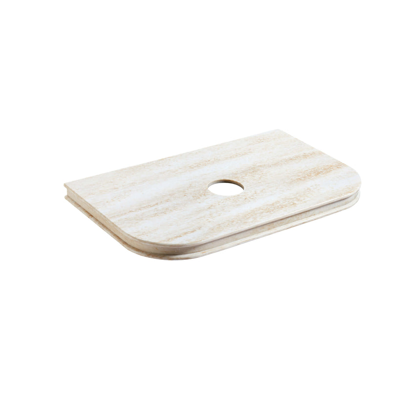 Corner and edge profile detail of Otti Havana Fluted woodland oak – view 6 by Tilemall