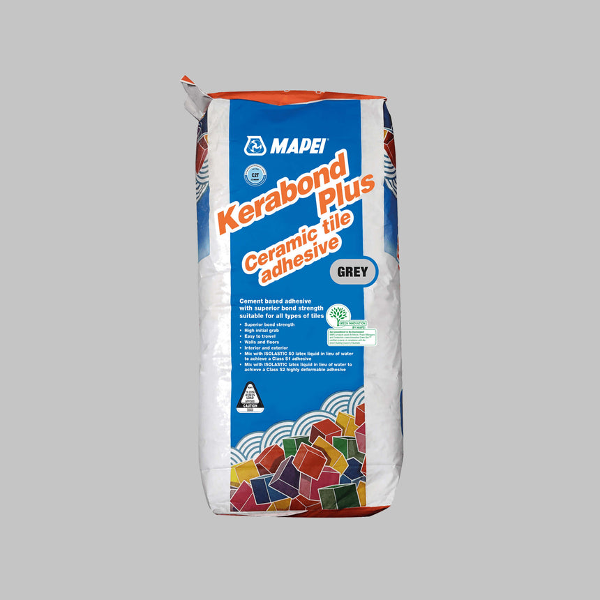 Mapei Kerabond Plus 20kg Grey Cement Based Adhesive Mapei