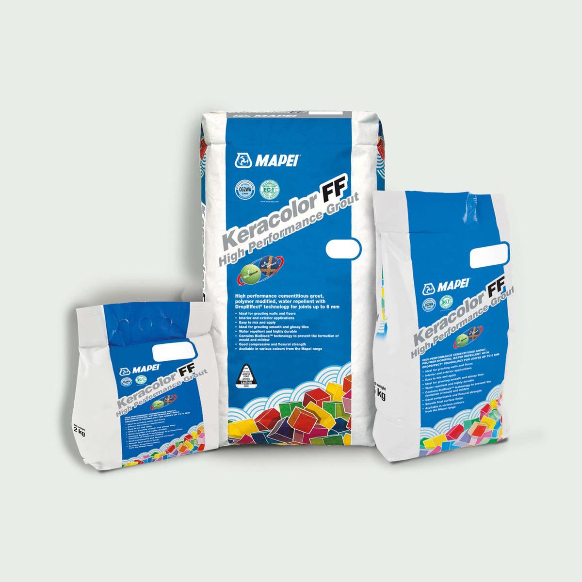 Mapei Keracolor FF 5kg 5kg moon white cementitious grout bags by Tilemall