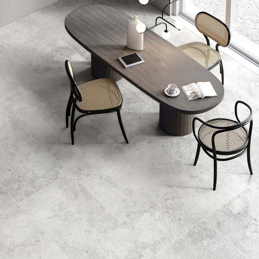 Karst Stone 600x300 Honed White Stone Look Tiles Tilemall