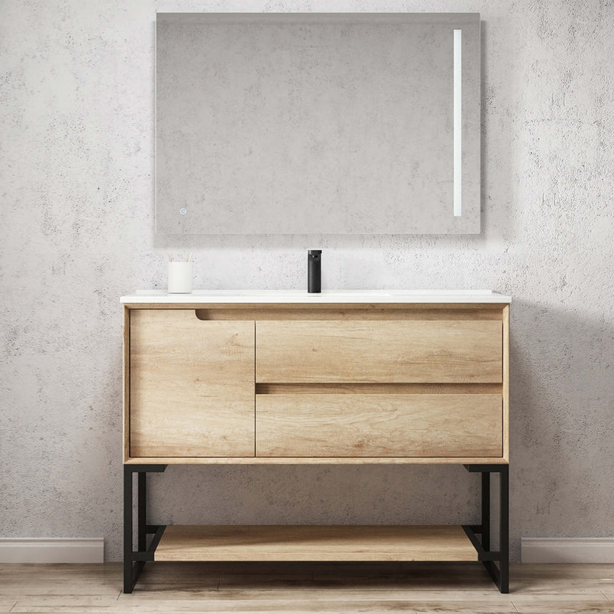 Byron Natural Oak Leg Vanity Parts Otti Australia