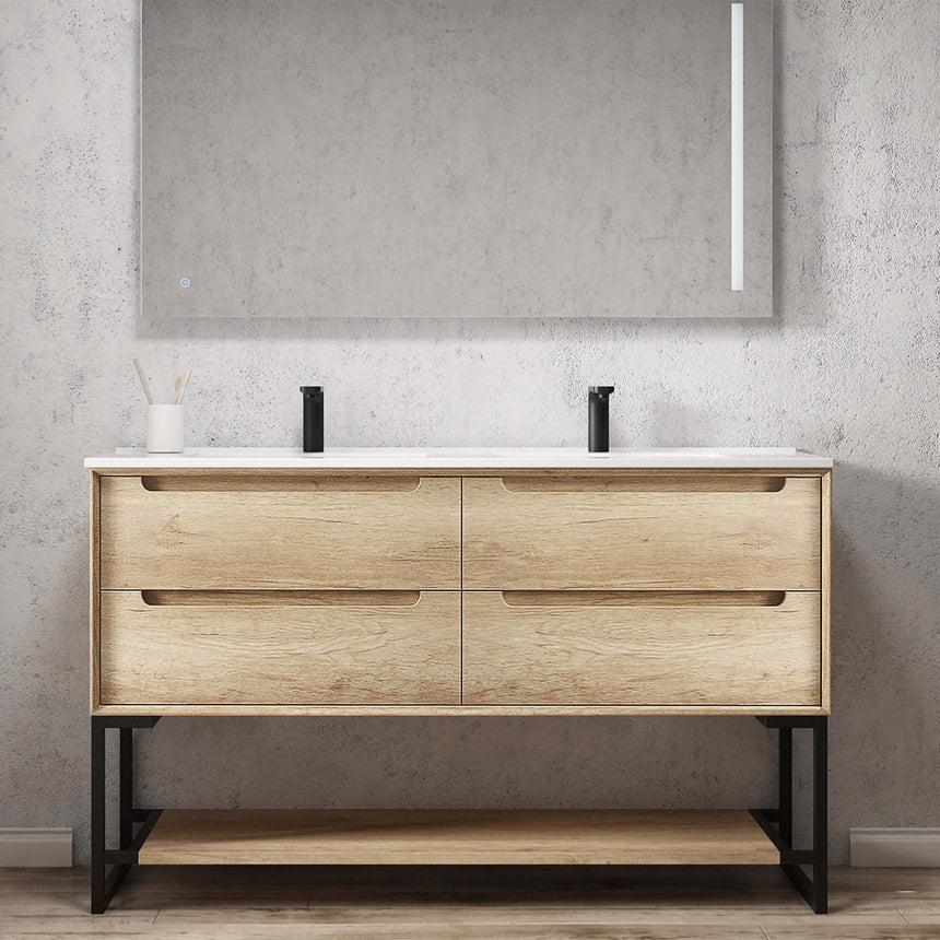 Byron Natural Oak Leg Vanity Parts Otti Australia