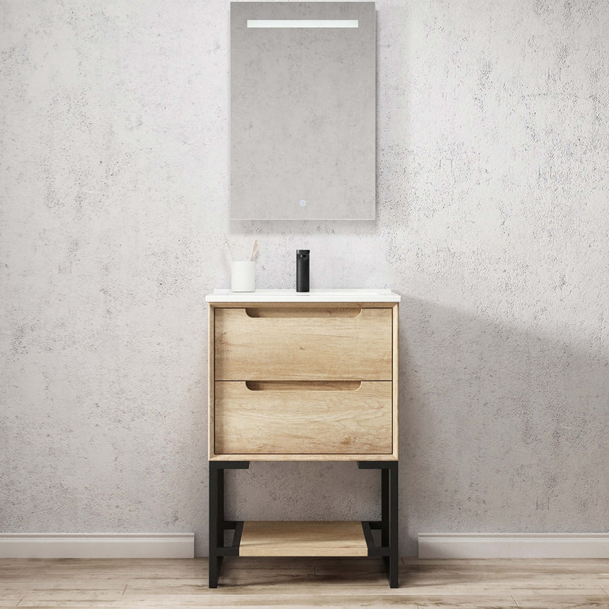 Byron Natural Oak Leg Vanity Parts Otti Australia