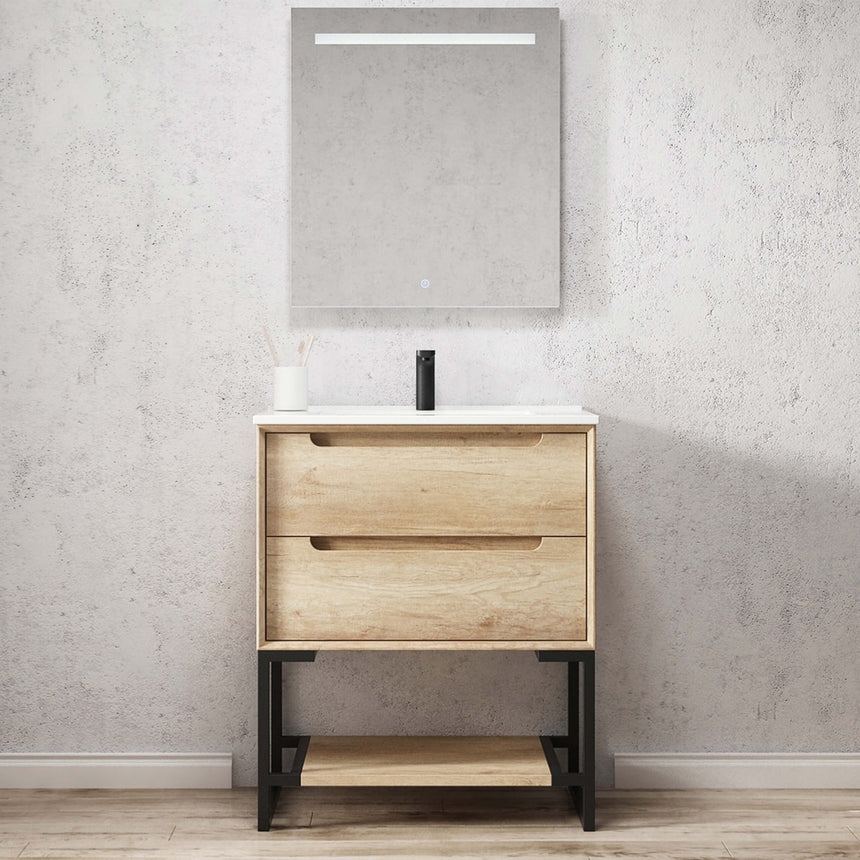 Byron Natural Oak Leg Vanity Parts Otti Australia