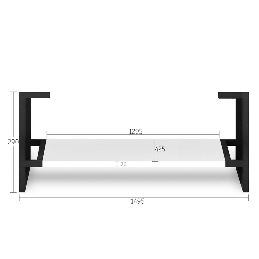 Noosa Leg Vanity Parts Otti Australia 1500mm