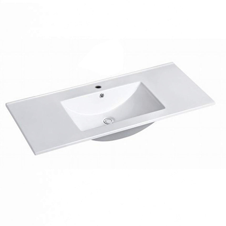 Otti Laguna MK II rectangular ceramic basin 900x465mm with integrated undermount design by Tilemall