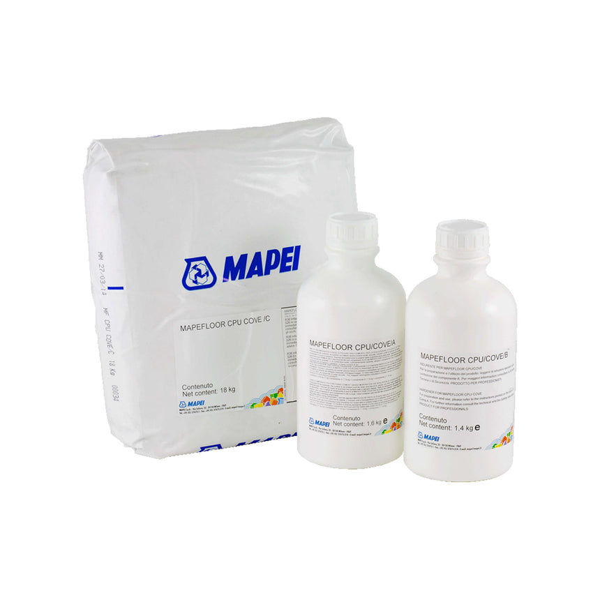 Mapei Mapefloor CPU/Cove Mapefloor CPU Cove cement polyurethane floor topping 19kg bag with liquid components by Tilemall