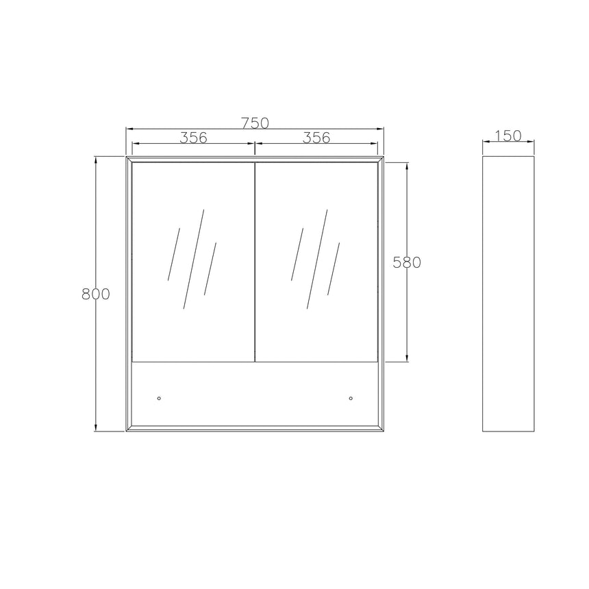 Marlo Shaving Cabinet Shaving Cabinet Otti Australia