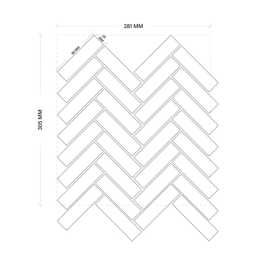 Natural Marble Mosaic Herringbone 25x98 Silver Grey Honed Marble Mosaic Tilemall