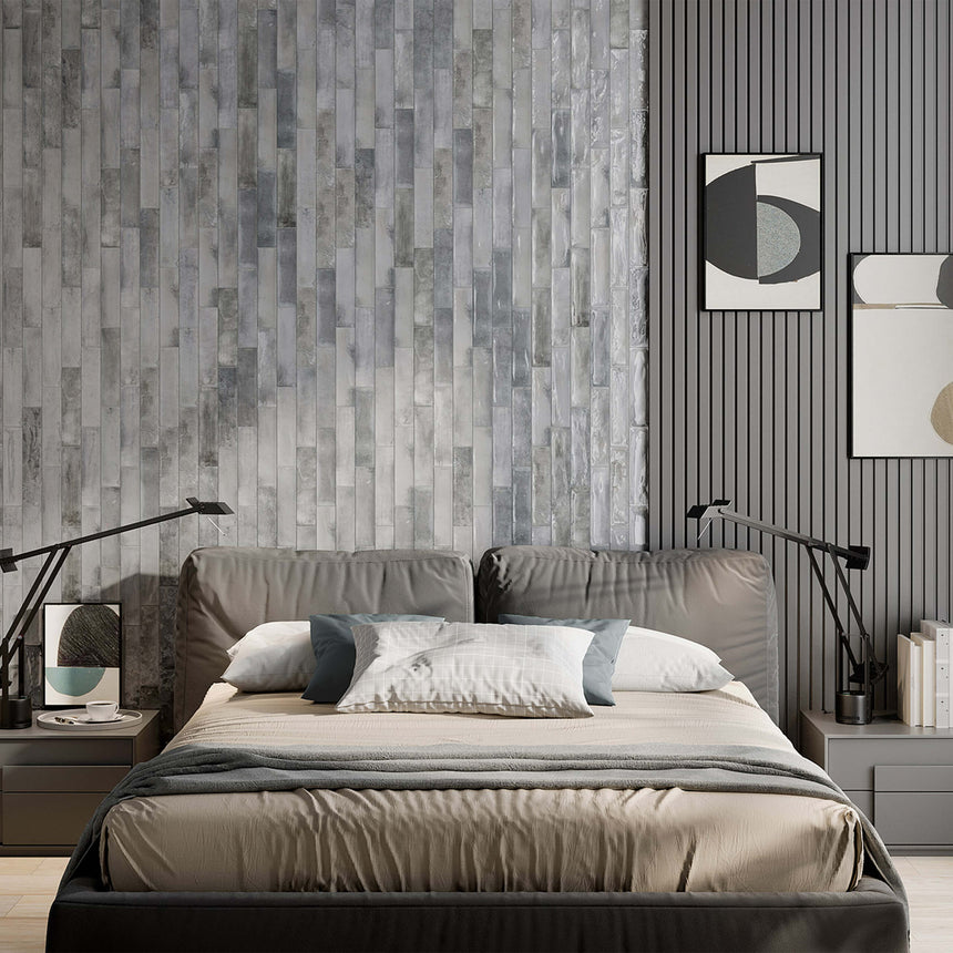 Mojave 60x250 Gloss Light Grey Subway Tilemall