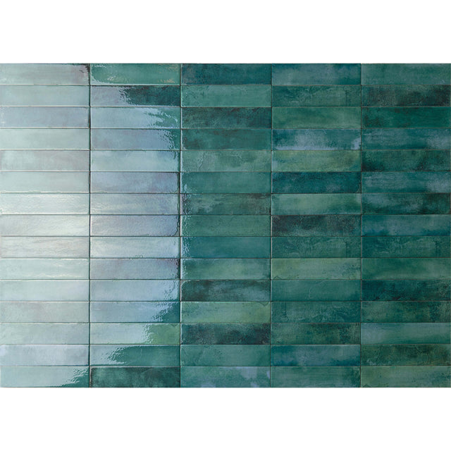 Mojave 60x250 Gloss Sea Water Sample Sample Fina Ceramics