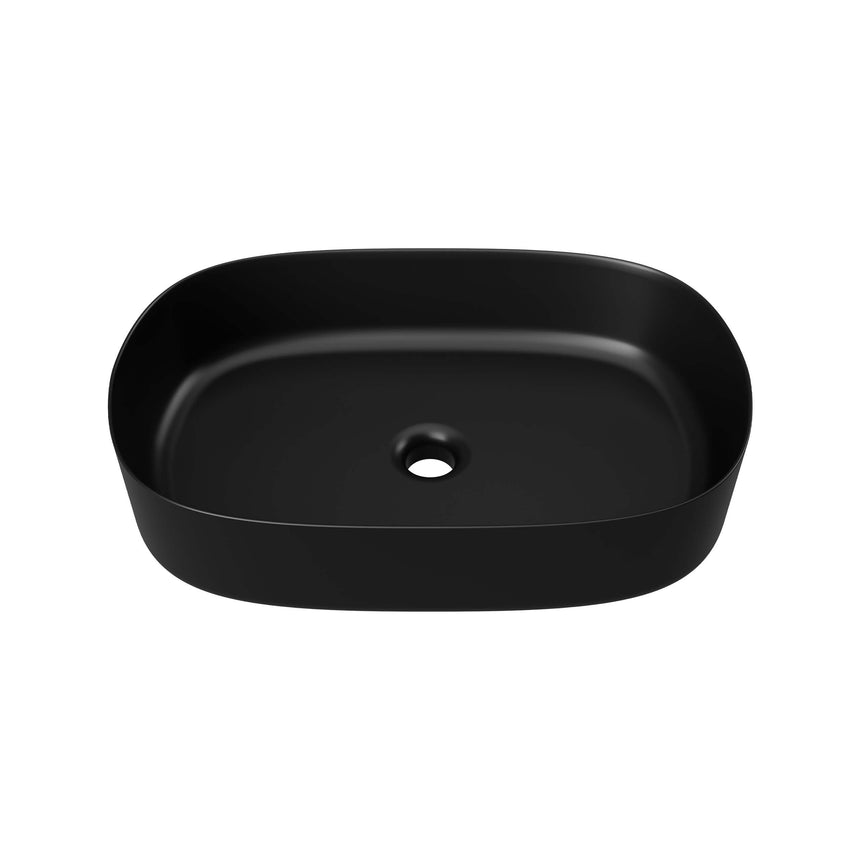 Myrtle Basin 550mm Matt Black Bathroom Basin Timberline