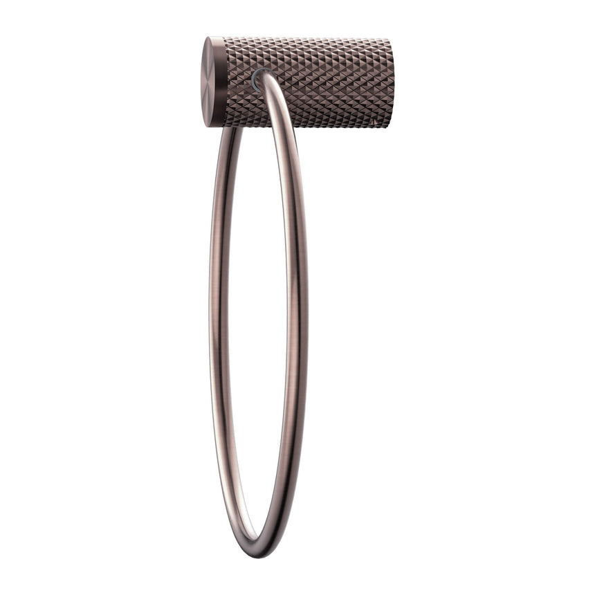 Nero Opal Towel Ring Brushed Bronze Bathroom Accessories Nero