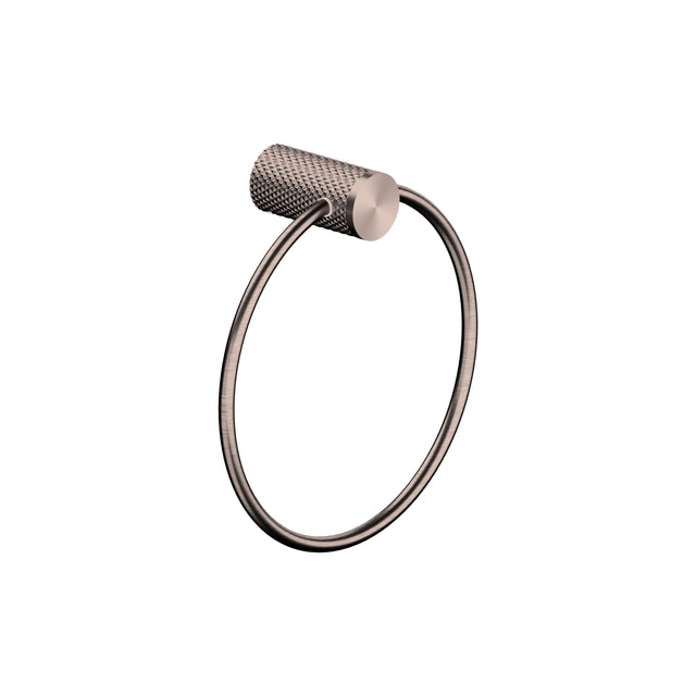 Nero Opal Towel Ring Brushed Bronze Bathroom Accessories Nero