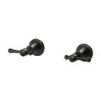Phoenix Nostalgia Lever Wall Top Assemblies Antique Black - Lead Free
