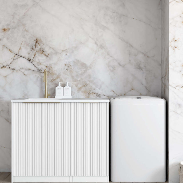 Noosa Base Cabinet Sets Floor Standing Joinery 1060mm Laundry Otti Australia Quartz Aterra