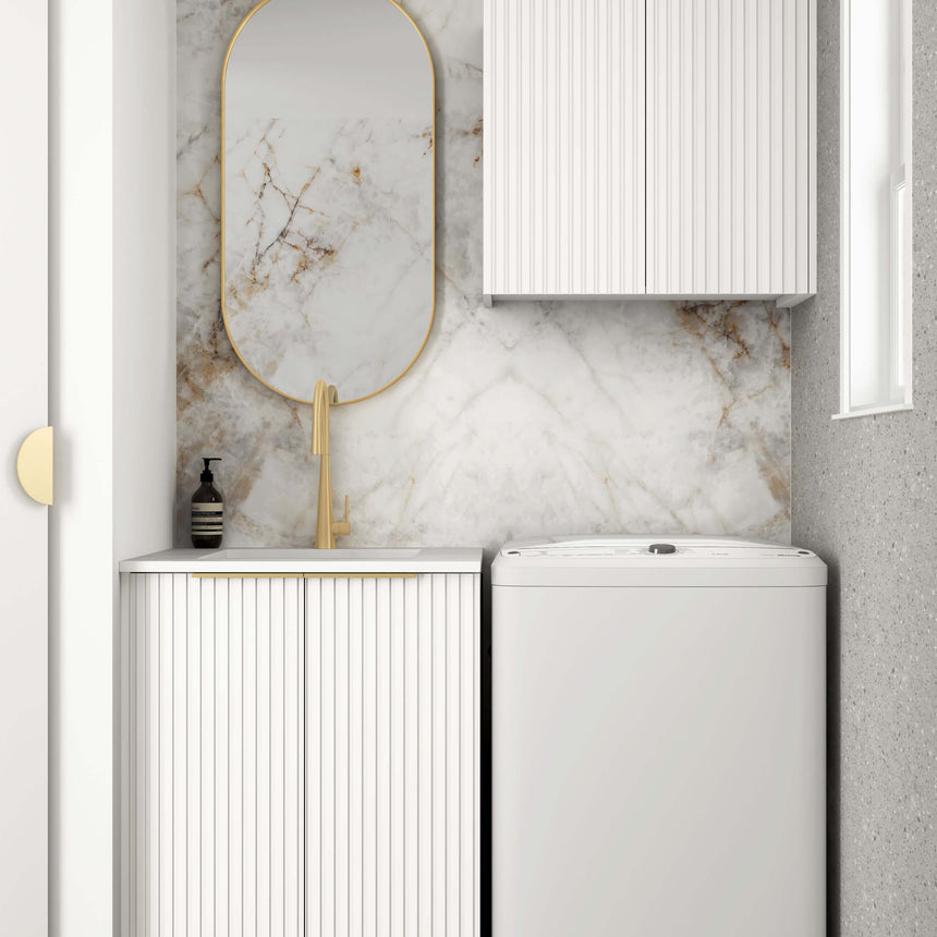 Noosa Mini Laundry Set 650mm Laundry Otti Australia Quartz Aterra