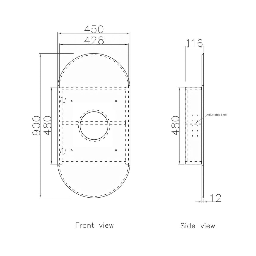 Noosa Shaving Cabinet Shaving Cabinet Otti Australia