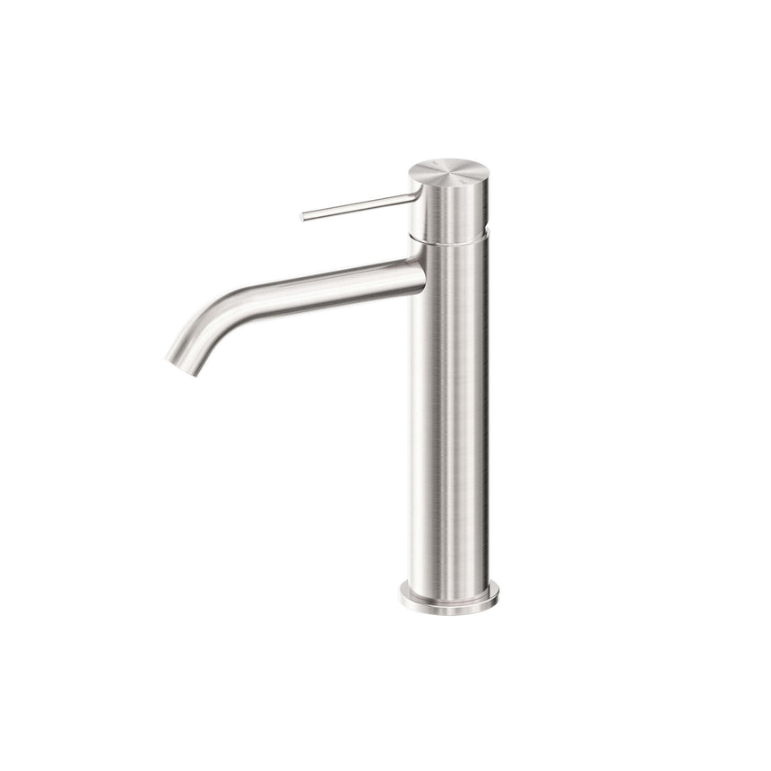 Nero Mecca Mid Tall Basin Mixer Brushed Nickel Tapware Nero Default Title