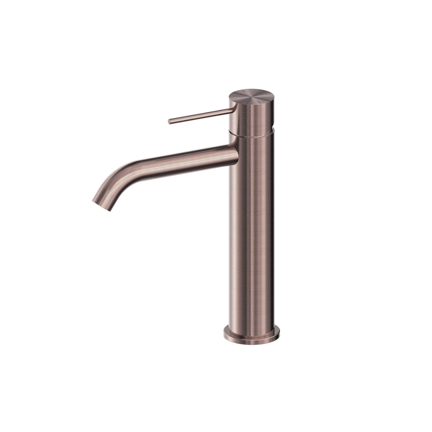 Nero Mecca Mid Tall Basin Mixer Brushed Bronze Tapware Nero Default Title