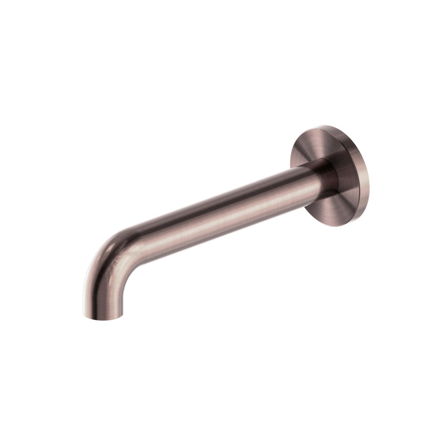 Nero Mecca Bath/Basin Spout Only 185mm Brushed Bronze Bath Spout Nero Default Title