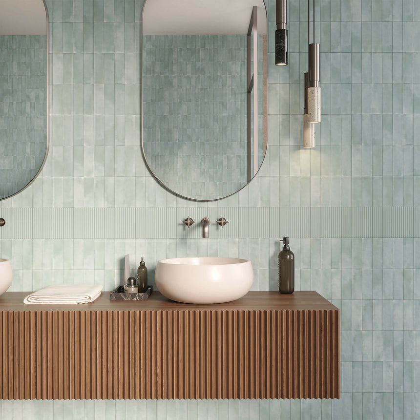 Mini 50x150 Matt Mint Subway Tilemall