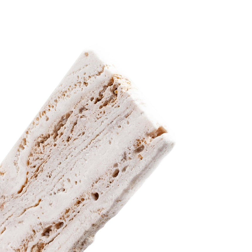 Natural Marble Mosaic Rectangular 60x200 White Travertine Tumbled Marble Mosaic Tilemall