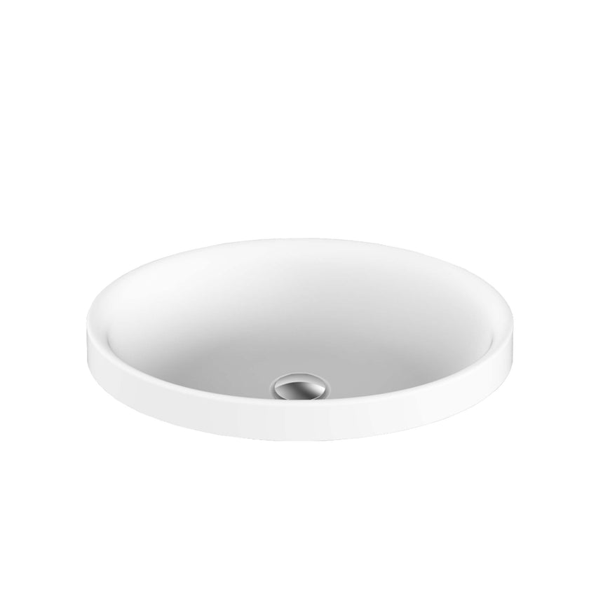 ADP Dignity Semi Inset Basin Matte White Bathroom Basin ADP Default Title