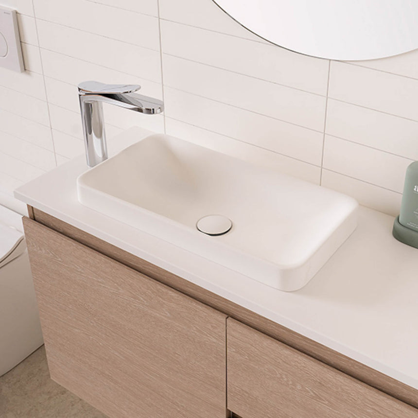 ADP Faith Semi Inset Basin Gloss White Bathroom Basin ADP