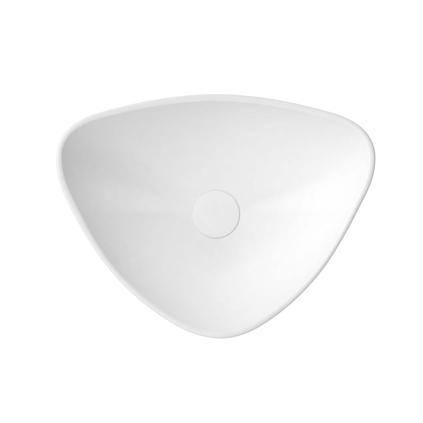 ADP Fiore Above Counter Basin Matte White Bathroom Basin ADP