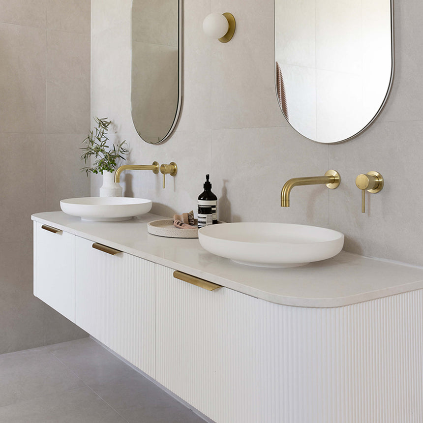 ADP Flume Above Counter Basin Matte White Bathroom Basin ADP