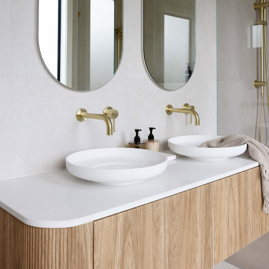 ADP Flume Above Counter Basin Matte White Bathroom Basin ADP
