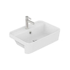 ADP Miya Semi Recessed 550 Basin Gloss White