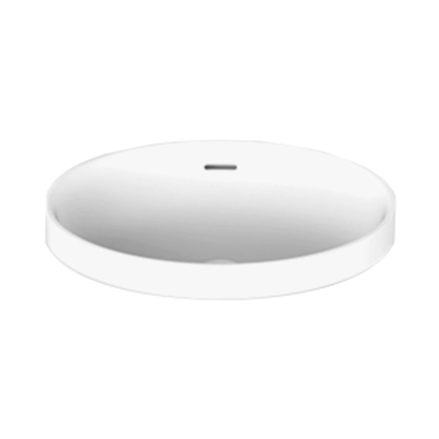 ADP Ozera Semi Inset Basin Matte White Bathroom Basin ADP