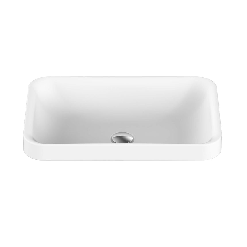 ADP Pride Semi Inset Basin Matte White Bathroom Basin ADP Default Title