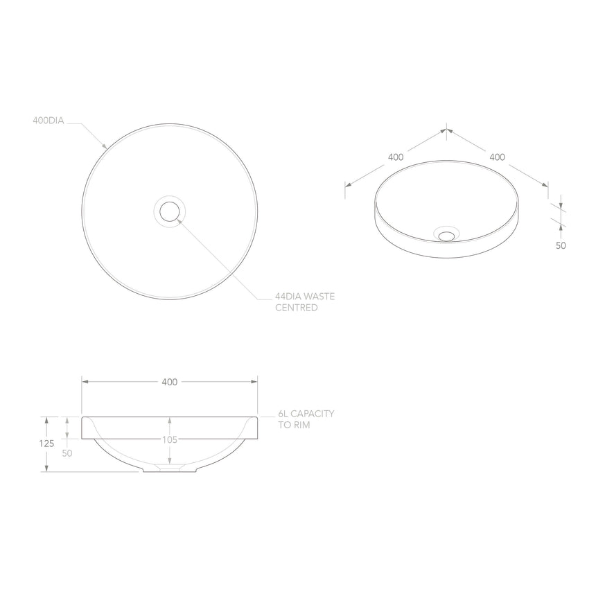 ADP Respect Semi Inset Basin Matte White Bathroom Basin ADP