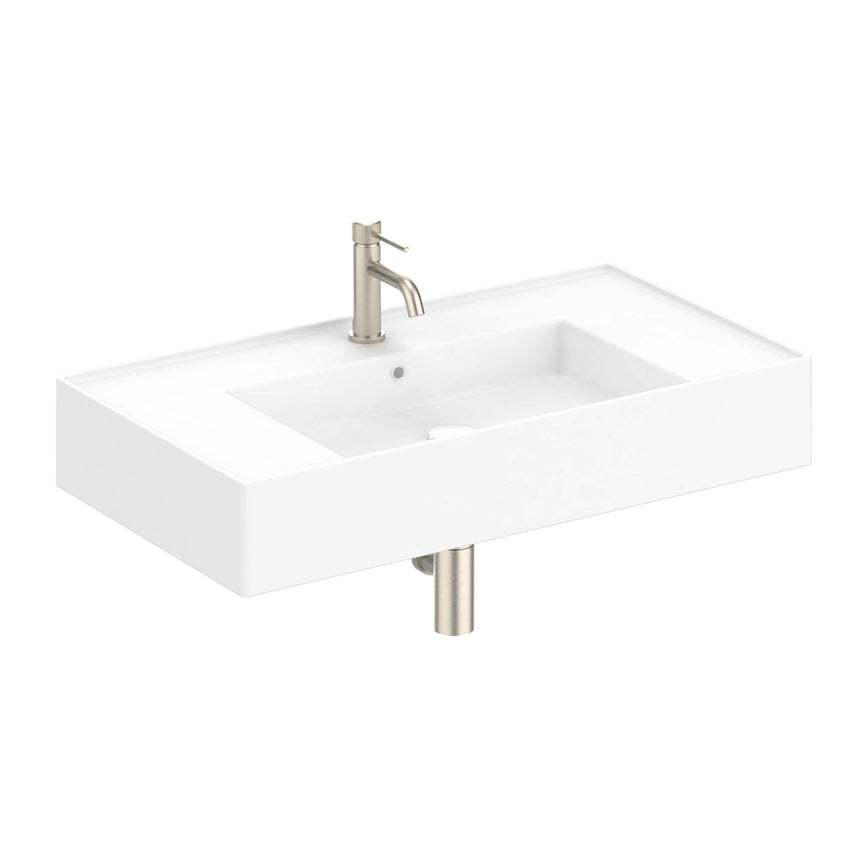 ADP Teorema Wall Basin 800 Centre without Tap Hole Bathroom Basin ADP Default Title