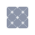 Lyndhurst 300x300 Matt Blue Encaustic Look Rectified