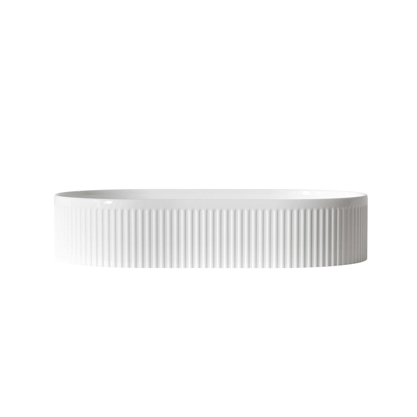 Kensington Above Counter Basin 560x350mm Gloss White Bathroom Basin Otti Australia